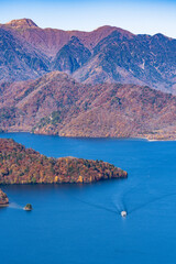 Obraz premium autumn, Lake Chuzenji, Nikko, JAPAN