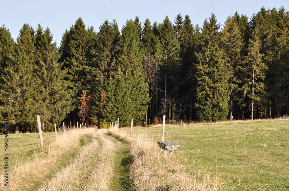 Sticker herbst am rennsteig