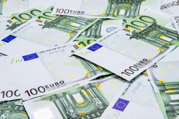 Euro Money Banknotes background