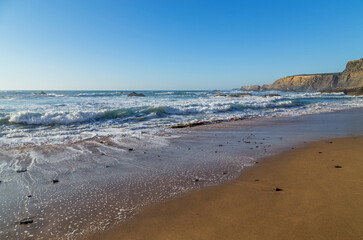 Atlantic isolated beach