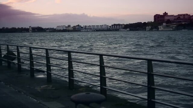 The last of the sunset shot from the break water 