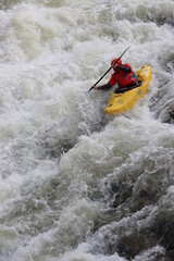 rafting, kayak, rafting, sport, river, extreme sport