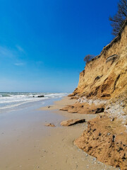 sea, beach, water, coast, ocean, rock, landscape, sky, nature, cliff, blue, lighthouse, rocks, coastline, sand, island, stone, shore, summer, view, horizon, travel, seascape, beautiful, coastal