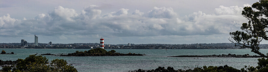 Fototapeta na wymiar panoramic lighthouse island 