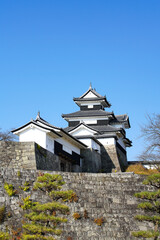 Fototapeta premium 福島県白河市・秋の小峰城