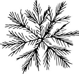 Naklejka premium Snowflakes, snow, frost. Winter holidays, new year and christmas. Hand-drawn graphic illustration. Doodle style, sketch. Seamless pattern. Print, textiles. 