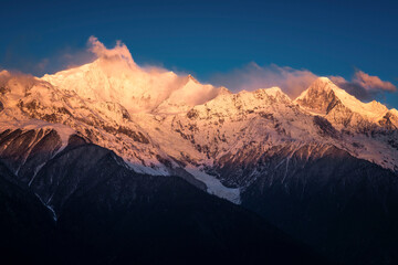 中国云南迪庆梅里雪山