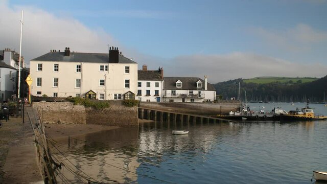 River Dart from Bayards Cove, Dartmouth, Devon, UK.