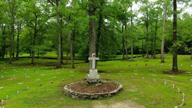 Resaca Confederate Cemetery burial for civil war soldiers killed at Battle of Resaca