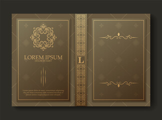 Premium ornamental book cover design