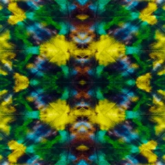 Photo sur Plexiglas Mélange de couleurs Répétez Peinture sale. Superficie simplifiée. Multicolore