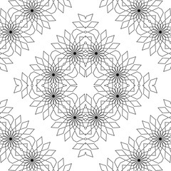 Design seamless decorative lacy pattern