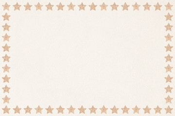 Shimmering gold star frame design resource