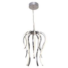 Chandelier in vintage style isolated on white background