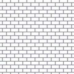 White brick wall background, white bricks on gray background