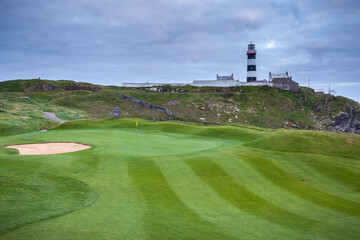View Of The !7th Green On The Old Head of Kinsale Golf Links