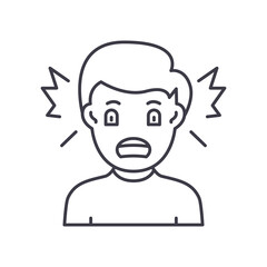 Concept icon, linear isolated illustration, thin line vector, web design sign, outline concept symbol with editable stroke on white background.