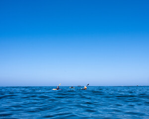 Kayaking on the Pacific Ocean