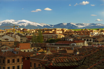 Fototapeta na wymiar Segovia city Spain