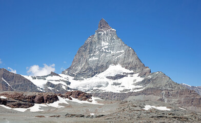 Fototapeta premium The Matterhorn, the iconic emblem of the Swiss Alps