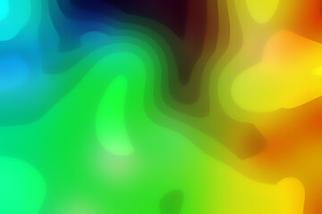 Soap glossy bubbles abstract gradient background or texture 3D illustration - soft focus background design template