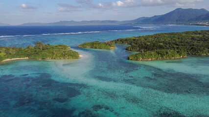 石垣島からの空撮