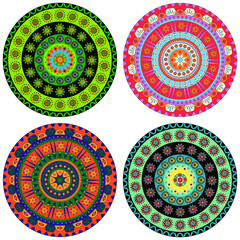 Mandala, illustration, tattoo, decorative ornament in ethnic oriental style.