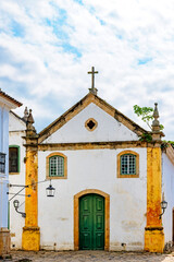 Famous churches in the ancient and historic city of Paraty on the south coast of the state of Rio...