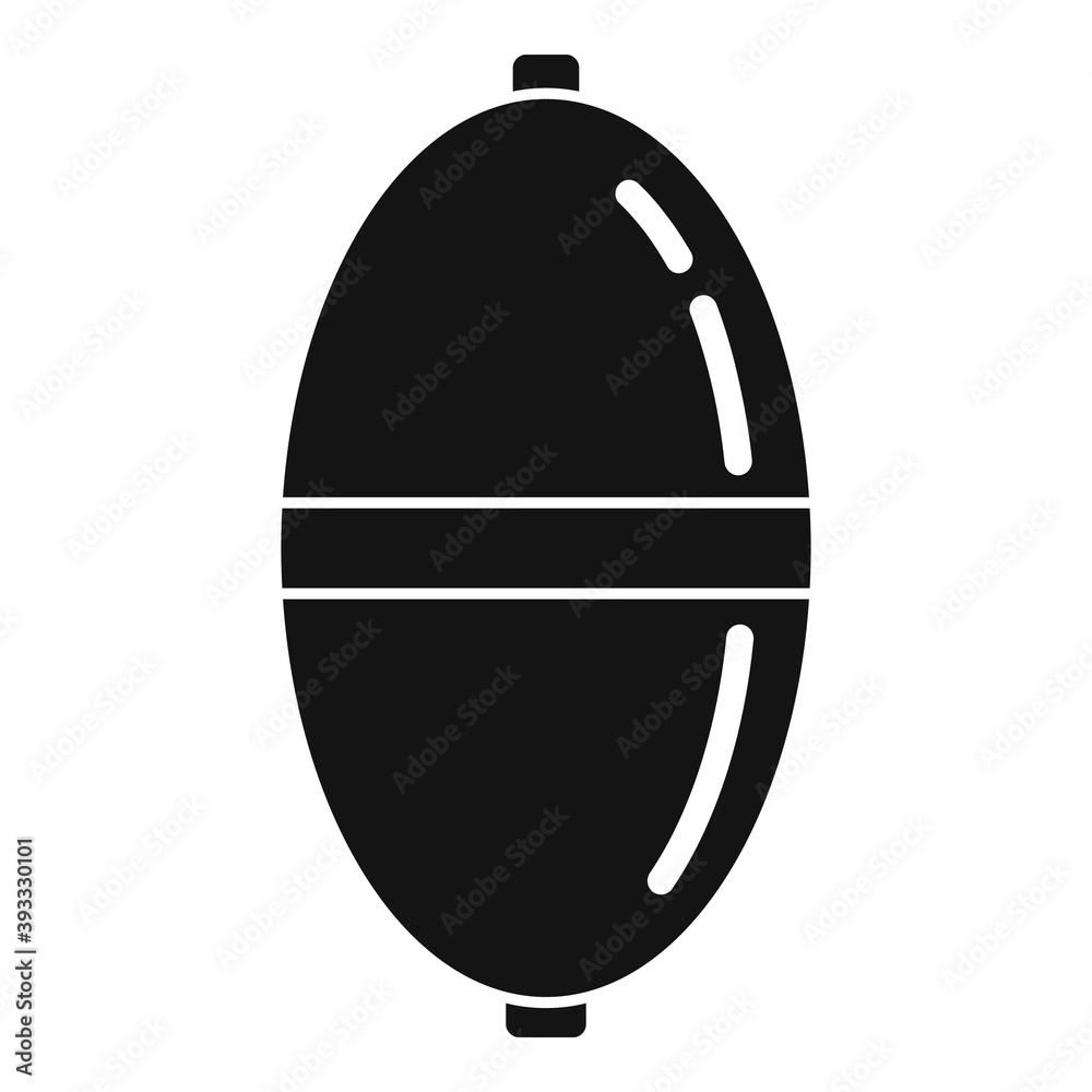 Poster lake bobber icon. simple illustration of lake bobber vector icon for web design isolated on white ba