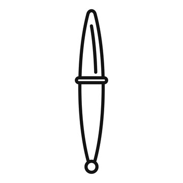 recommend clip art: Bobber sport icon. Outline bobber sport vector icon for web design isolated on white background