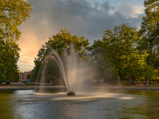 Fontaine au parc de Bruxelles
