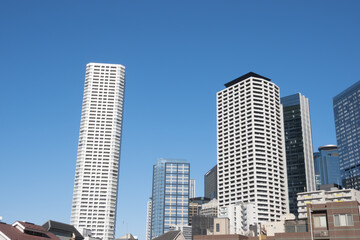 Fototapeta na wymiar 東京　再開発が進む西新宿5丁目　2020年11月
