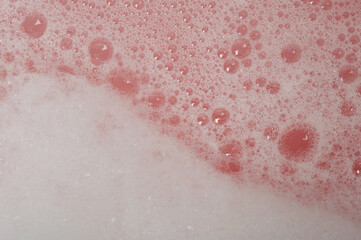 Fluffy soap bubbles