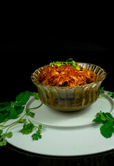 Homemade tasty Chicken masala in a bowl