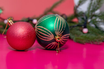 Decorative Christmas composition.