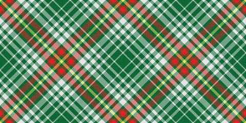 red stripes on on green and white background fabric texture of traditional checkered diagonal tartan seamless ornament for plaid, tablecloths, shirts, clothes, dresses, bedding