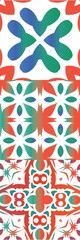 Fototapeta premium Antique ornate tiles talavera mexico.