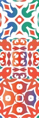 Naklejka premium Antique ornate tiles talavera mexico.