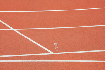Fototapeta premium Running track in stadium.