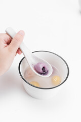 Chinese traditional cuisine, glutinous rice balls