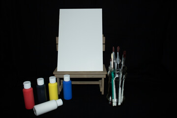 drawing kit and materials for oil painting on board