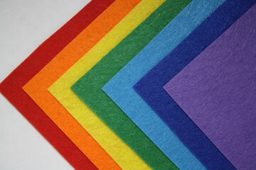 Fototapeta premium Felt textile material. Felt craft abstract handicraft background for handmade and creative.
