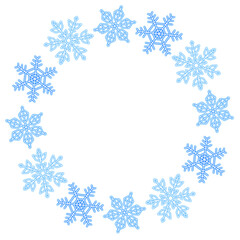 ネオンクリスタルのフレーム　正方形　ブルーA