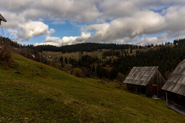nature in mountains in Romania