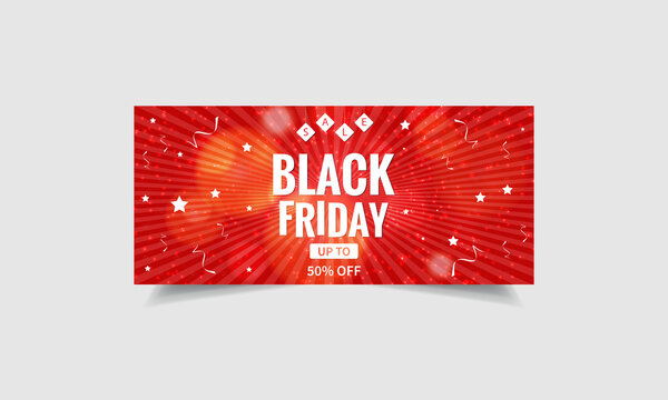 Black Friday Sale Facebook Banner Design