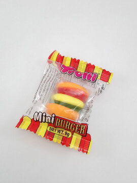 Trolli mini burger candy in Manila, Philippines