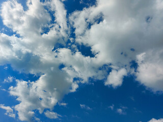 blue sky with clouds