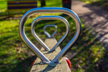 Wippe auf dem Spielplatz