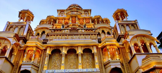 Picture of a Pandal at Durga puja
