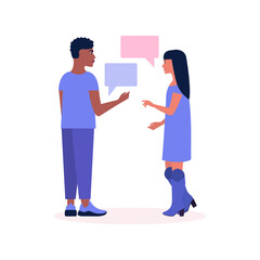 talking people
